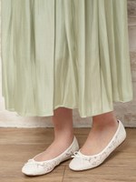 バレエフラットシューズ/レース