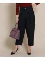 パネルウエストテーパードパンツ/ネイビー(093)