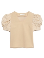 フラワージャガードトップス/OWHT