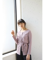 フロントボタンテレコトップス/D/PNK3