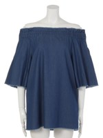 ブラウス/インディゴ