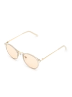 プラスチック＆メタルフレームサングラス/ベージュ(552)