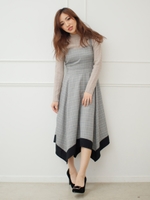 ヘムラインコルセットジャンパーSK/ブラック