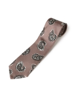 ペイズリープリント ネクタイ/ベージュ(552)