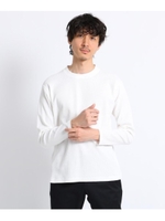 ボックスワッフルカットソー/ホワイト(001)