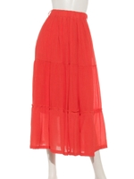 ボリュームティアードＳＫ/オレンジ