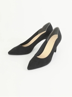 ポインテッドトゥパンプス/ブラック