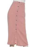 リブ タイトスカート/PK