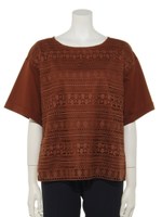 レース切替プルオーバー/レッド