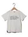 ロゴプリントTシャツ/オフホワイト