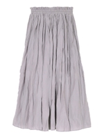 ワッシャープリーツスカート/ライトグレー