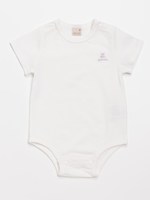 ワンポイントロンパース/オフホワイト