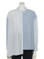 配色切替アシメトリーBL/サックス