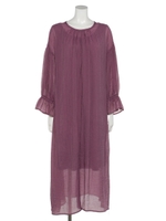 変形楊柳ボリュームOP/パープル