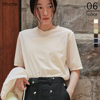 シアーベロア半袖Tシャツ