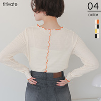 配色メローカットソートップス【メール便可／80】