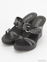 【ITALIAN　SHOEMAKERS】グラデーションメッシュサンダル