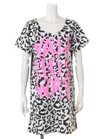 【LOVERS ROCK】ヒョウ柄切替Tシャツ