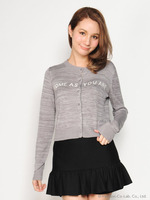 ロゴポイントカーディガン