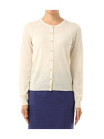 【L】クルーネックウールカーディガン