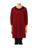 Aラインストレッチニットワンピース