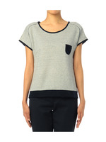 ワッフルコットン裏毛プルオーバー