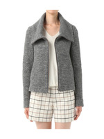 ツイード調ブルゾン