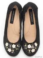 【PARADISCOULEURWALK】メタルフラワーバレーシューズ