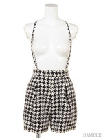 サスペンダーショートパンツ