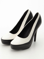 2トーンカラーパンプス