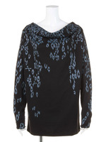 【LOVERS ROCK】豹柄ドレープカットソー