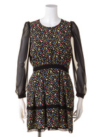 カラフルスモールフラワーワンピース