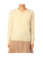 アンゴラ混ニットプルオーバー