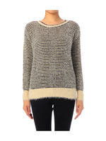 フェザーヤーンボーダーニットプルオーバー