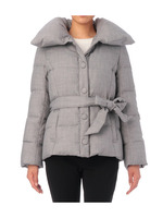 ボリュームカラーダウンコート