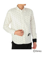 刺しゅうフック柄ネルシャツ(ピーターパン&フック船長)