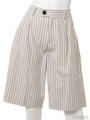 COTTON STRIPE SHORT PANTS