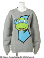 【HALFMAN×TMNT】 LEONARD CREW NECK