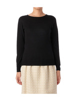 シルクコットンニットプルオーバー