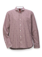 チェックペイズリーシャツ