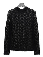 ハイネックレーストップス