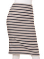 裏毛ボーダーペンシルスカート