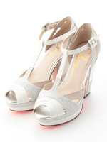 【V-SEVEN TWELVE THIRTY】配色Tストラップサンダル