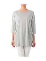 サイド異素材使いプルオーバー