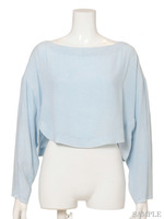 ボートネックトップス