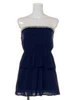 バストビジューペプラムチュニック