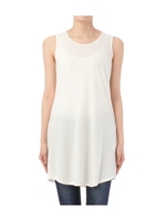 ラウンドネックタンクチュニック