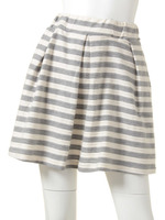 リップルボーダータックスカート