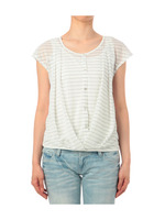 フェイクボタン2WAYプルオーバー