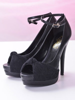 レースパンプス